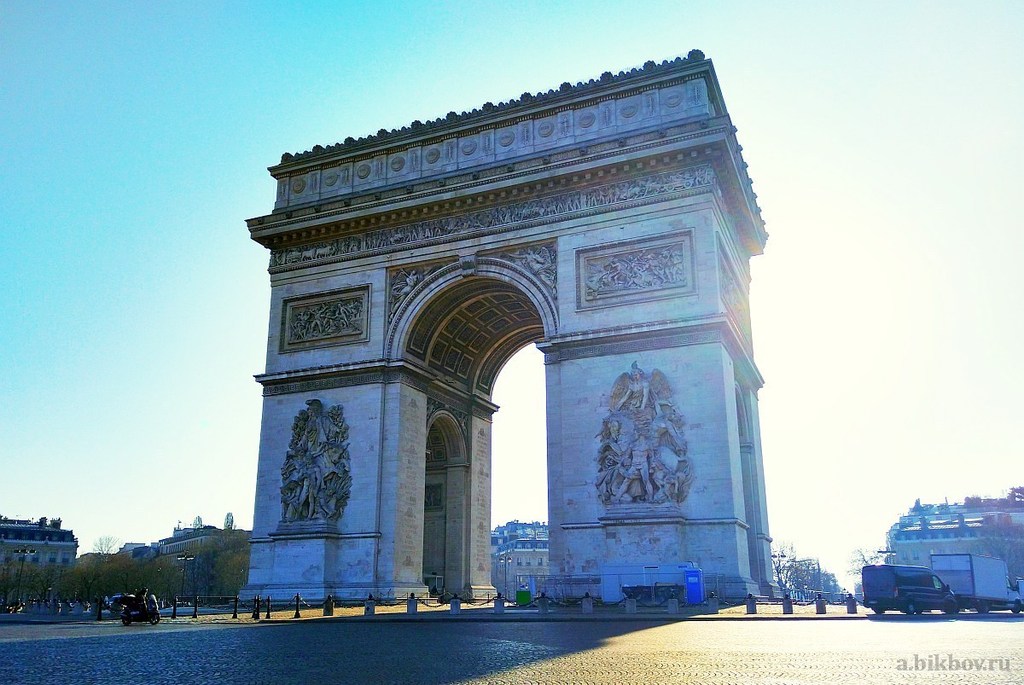 Arc de Triomphe lockdown
